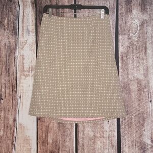 Lilly Pulitzer Size 6 Wool Stretch A-line Skirt Perfect Barbie